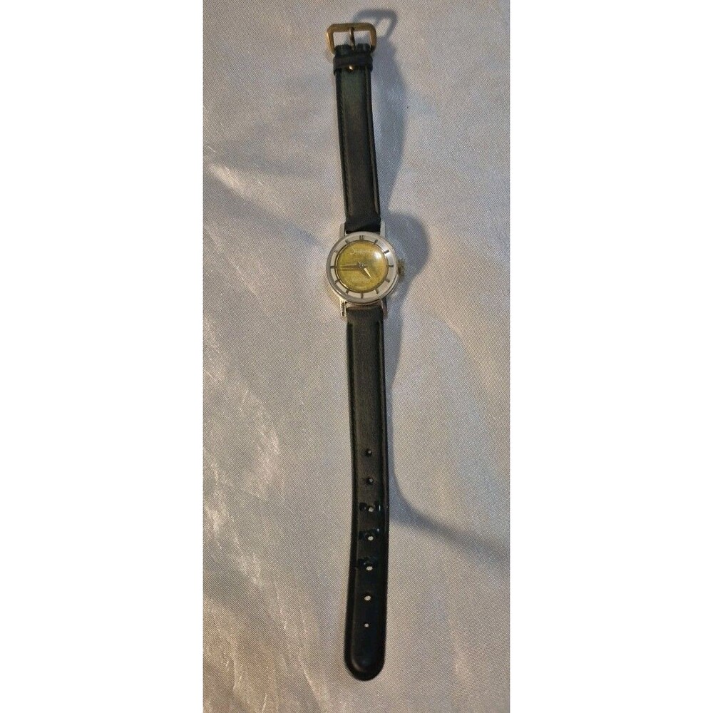 Vintage Sheffield Rainbow Mechanical Movement Watch With Wrist Band NOT WORKING